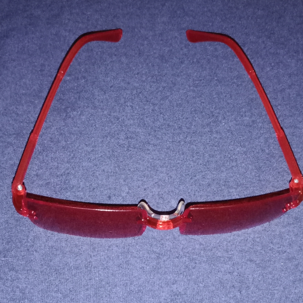 New Frameless Cut Edge Square Gradient Sunglasses